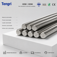 Tengri Alloy926 1.4529 Threaded Rod Metric Imperial Full Thread Stud for Chemical Industry Corrosion Resistance Fastener