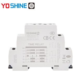 Yoshine Rơ Le thời gian tăng thời gian kép kích thước nhỏ tự động sử dụng Rơ Le thời gian tăng cạnh thời gian hai chiều/DC24-240V 10A/16A dpdt - Product Image 2