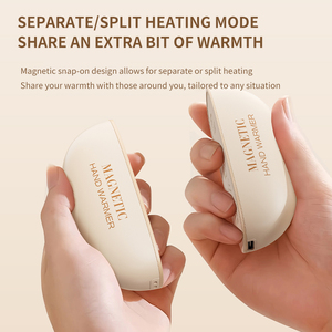 Nuevo <span class=keywords><strong>Calentador</strong></span> de <span class=keywords><strong>Manos</strong></span> Eléctrico Portátil de Bolsillo Mini, Paquete de 2, Recargable por USB de 6000 mAh para el Invierno, Llegada en 2025 - Product Image 5