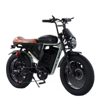Moto électrique tout-terrain 20 pouces pour adulte, avec pneus neige, moteur 1000 Watts, haute vitesse, type cyclomoteur, OEM d'usine