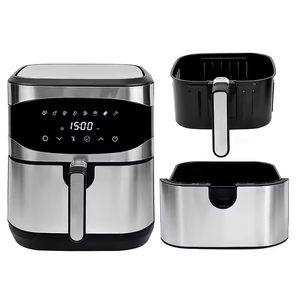 หม้อทอดไร้น้ำมันอัจฉริยะ สเตนเลสสตีล 8 ลิตร พร้อมระบบทำความร้อนคู่ อบ ทอด อบแห้ง รวดเร็ว ใช้งานได้หลากหลาย - Product Image 4