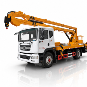 Camion plateforme élévatrice pliante de 22 m avec rotation à 360° °   Stabilisateurs rotatifs de type H et capacité de levage de 1000 kg - Product Image 1
