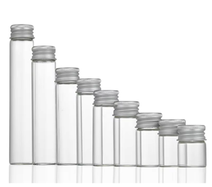 22 मिमी एल्यूमीनियम टोपी सर्पिल ग्लास परीक्षण ट्यूब लीक-प्रूफ राउंड बॉटम इच्छा के साथ आसान कैरी ड्रिफ्ट सुविधा के साथ - Product Image 3