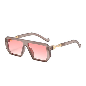 Hot Fashion New Men and Women the Same Outdoor <b>Driving</b> Sunscreen Color Retro Square Sunglasses - Product Image 2