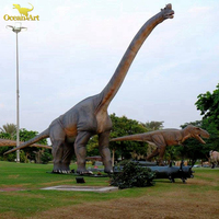 Parc de dinosaures géants, dinosaures animatroniques grandeur nature, modèle de dinosaure robotique animatronique T-rex à vendre