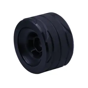 Factory Manufacturing Polyurethane Wheels 83A high hardness PU black longboard treadle wheel