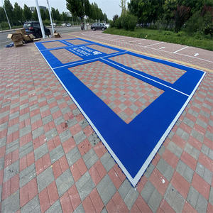 Marquage de <span class=keywords><strong>ligne</strong></span> avec logo carrelage de <span class=keywords><strong>terrain</strong></span> de pickleball portable pour sports domestiques extérieurs et intérieurs à vendre - Product Image 4