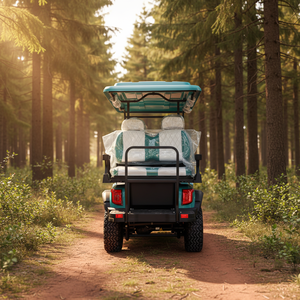 Voiturette de golf électrique au lithium personnalisable 4 places 48 V de qualité supérieure avec personnalisation gratuite de la couleur et du logo pour usage en resort ou sur le parcours - Product Image 3