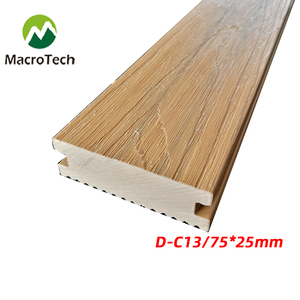 Pont de toit en bois plastique, imperméable, pont en bois Composite résistant aux rayures, plancher extérieur solide en WPC - Product Image 2