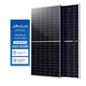 Paneles Solares Monocristalinos de Media Celda <span class=keywords><strong>Ja</strong></span> Longi Jinko Risen Train de 400W 440W 445W 450W 455W 460W 500W 550W para Sistemas de Energía <span class=keywords><strong>Solar</strong></span> Domésticos - Product Image 1