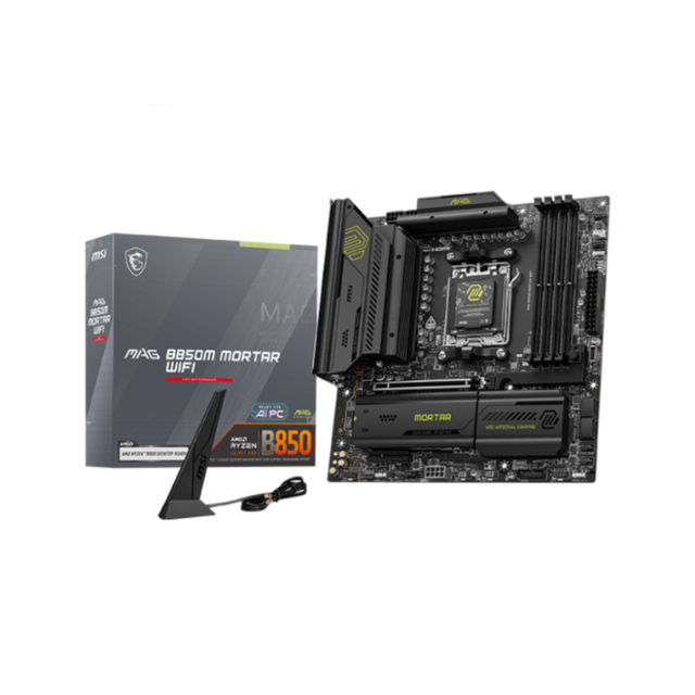 For MSI M G B850M MORTAR WIFI New AM5 M-ATX Desktop Motherboard 4X DDR5 Ram Support for 9000 Series Processors AMD for Gaming