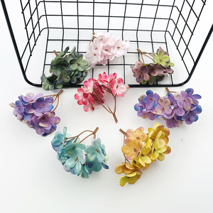 Guirlande de fleurs d'hortensia de 8 cm de hauteur, accessoires de photographie en plein air pour mariage, décorations pour la maison - Product Image 3