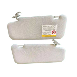 Car <b>Sun</b> Visor Vanity Mirror Light Shield For Kia Sportage 2005-2015 Roof Mount Abs Material 3m Tape Installation - Product Image 2