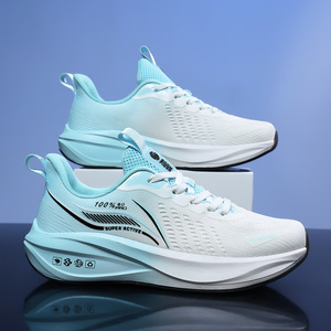 Zapatillas Deportivas Transpirables con Cordones, Ligeras y Acolchadas, con Degradado de Color, Logotipo Personalizado Bordado, para Uso Diario - Product Image 3