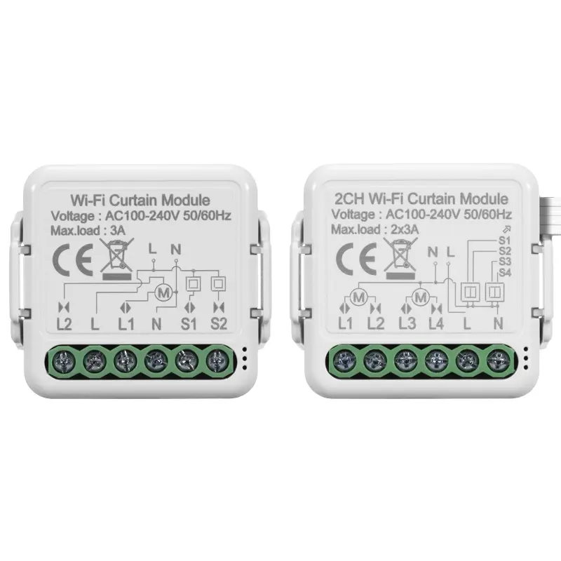 Großhandel OEM ODM WIFI Vorhang Smart Modul für Vorhang motor Neutraler Draht Erforderlicher Wand-Touch-Schalter MOQ 1000PCS