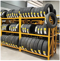 Étagère de stockage de pneus en acier durable, de qualité moyenne, anti-rouille, protection contre la corrosion, revêtement électrostatique en poudre, 500-800 kg/niveau