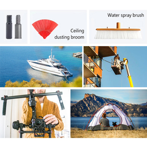 Asta di estensione telescopica in alluminio personalizzata di alta qualità con chiusura a torsione regolabile - Product Image 6