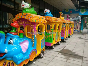 Tren de elefante grande para niños, parque de atracciones, Tren Eléctrico personalizado, paseos en tren eléctrico de entretenimiento - Product Image 2