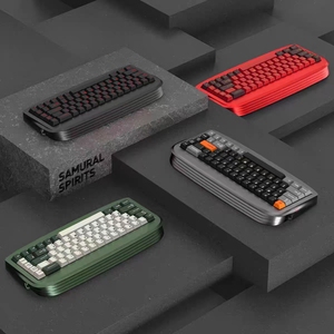 2.4G CNC Kim Loại Trường Hợp Không Dây RGB Bàn Phím Cơ Khí K68 USB Loại C <span class=keywords><strong>Mini</strong></span> Chơi Game Phong Cách - Product Image 5