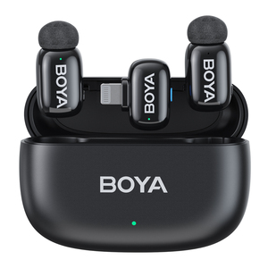 Micrófono Lavalier Inalámbrico <span class=keywords><strong>BOYA</strong></span> MINI para iPhone, Teléfono Android, Cámara, Vlog, Entrevista, Transmisión en Vivo, Micrófono <span class=keywords><strong>de</strong></span> <span class=keywords><strong>Solapa</strong></span> Inalámbrico - Product Image 1