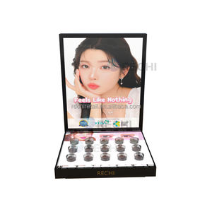 Support d'affichage LED universel pour lentilles de contact colorées en acrylique personnalisées Rechi, lentilles de contact remplaçables - Product Image 1