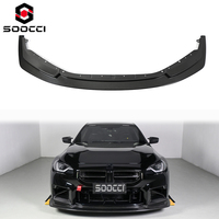 Spoiler de pare-chocs avant en fibre de carbone sèche, style GT, monobloc, séparateur de pare-chocs avant, kit carrosserie pour BMW G87 M2 2023-2029