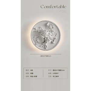 โคมไฟติดผนังสไตล์ฝรั่งเศสแบบโรแมนติกใหม่ปี 2023 รูปปั้นนางฟ้า โคมไฟข้างเตียงสำหรับตกแต่งห้องนอน ห้องเด็ก ของตกแต่งสำหรับเด็กเล็ก - Product Image 2