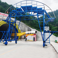 Chariot de pulvérisation universel Gaofei pour l'entretien automobile, amélioré pour la sécurité, pour projets de construction en tunnel et en béton, avec certificat CE