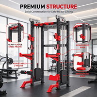 Station d'entraînement à double câble avancée REYK, équipement de musculation pour salle de sport commerciale et domicile