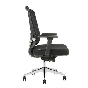Nouveau design Siège noir Pied en alliage d'aluminium Rotatif et réglable en hauteur <span class=keywords><strong>Chaise</strong></span> de bureau - Product Image 2