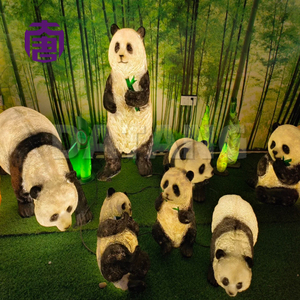 Lámpara LED 3D de Panda Grande para el Día de Año Nuevo, Cuerpo de Resina y Fibra de Vidrio Impermeable IP65 para Iluminación de Jardín, Bodas y Festivales al Aire Libre - Product Image 3