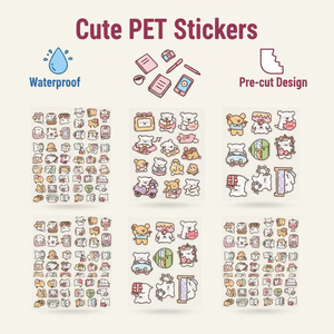 Waterproof decorative Korean-style cute and adorable animal <b>stickers</b>; customised cartoon die-cut <b>stickers</b>; bed <b>sheets</b> with a tra - Product Image 2