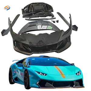 Para aplicar a <span class=keywords><strong>Lamborghini</strong></span> <span class=keywords><strong>Hurricane</strong></span> LP610 LP580V patrón forjado gran barra delantera y trasera de fibra de carbono rodeada - Product Image 1