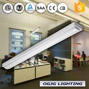 5 años de garantía 20W 40W 60W 80W led batten iluminación de batería de emergencia de techo llevó la luz del tubo accesorio