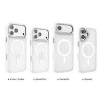 Coque de téléphone douce au toucher et respectueuse de la peau pour iPhone 17, 16, 15, 14, 13 – Étui de protection magnétique compatible avec la recharge sans fil