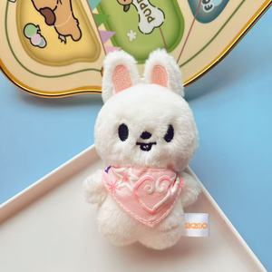 Custom 10cm Stray Kids Plush Doll Keychains SKZOO Figure Stuffed Soft Pendant Keyring Charm <b>Key</b> Holder Bag Decoration Fan Gift - Product Image 3