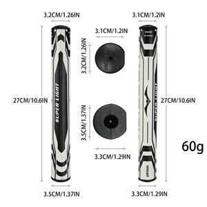 Poignée de putter de golf personnalisée en cuir PU léger, antidérapant et durable, <span class=keywords><strong>prix</strong></span> de gros usine, poignées de club de golf standard - Product Image 3