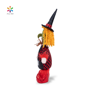 Decoración de Halloween de la Fábrica Susangifts, Fantasmas, Duendes con Ropa Roja y Cabello Amarillo, Bruja de Pie para Interiores, Hogar y Tienda - Product Image 3