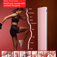 IDEATHERAPY RL450MAXc /PT 5 longueurs d'onde, thérapie par lumière rouge à haute irradiation, thérapie par lumière infrarouge pour le visage, panneau de thérapie par lumière rouge