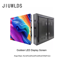 Panel de Pantalla LED SMD P10 de Alto Brillo Premium JIUWLDS, Módulo Ultrafino para Exteriores, Impermeable, Cartel Digital Publicitario