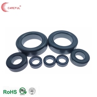 HATI-HATI Mematuhi Sepenuhnya Standar RoHS, REACH, Material Ferit NiZn MnZn, Inti Cincin Ferit dengan Berbagai Ukuran.