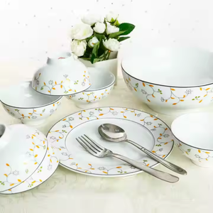 Manufacturer Luxury Floral Pattern Rice <b>Bowl</b> High Quality Tableware Wholesale for Hotels/Restaurants - Product Image 3