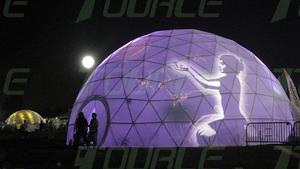 Lớn Ngoài Trời Phòng Yoga 10M 15M Yoga Dome Tent Với Gỗ Bếp 10-30 Người - Product Image 3