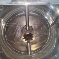 Mélangeur d'émulsifiant sous vide de type fixe 500L avec réservoir d'huile pour crème cosmétique, lotion, shampooing, mayonnaise