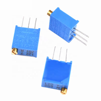 3296W-103 Kit potentiomètre multitour 3296W haute précision 3296 résistance variable 500R 1K 2K 5K 10K 20K 50K 100K