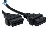 Câble de connexion OBD personnalisé, 10 pièces, 14 16 broches, mâle-femelle, diagnostic pour fil électrique harnss