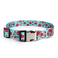 Animal Chien Chat Accessoires Grossiste Luxe Réglable Motif d impression Teckel Bouledogue Français Chat Chien Collier