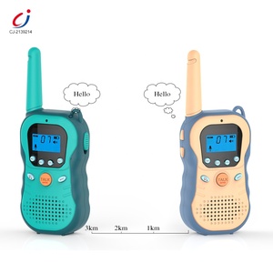 Taki waki-walkie talkie inalámbrico portátil para niños, mini juego infantil con cambio de voz inteligente, alcance de 3km - Product Image 1