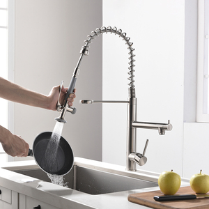 Grifo Comercial <span class=keywords><strong>Grande</strong></span> de alta calidad, rociador extraíble, China - Product Image 5