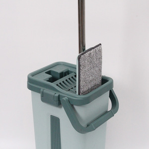 <span class=keywords><strong>Cubo</strong></span> de microfibra para limpieza de suelo, <span class=keywords><strong>Cubo</strong></span> de <span class=keywords><strong>fregona</strong></span> con poste desmontable y exprimidor de agua, 360 - Product Image 2